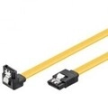 Goobay Wentronic 0.70m HDD SATA Gelb SATA-Kabel M/M 90&deg; (95022)
