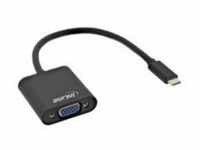 InLine USB Display Konverter USB-C Stecker zu VGA Buchse DP Alt Mode schwarz...