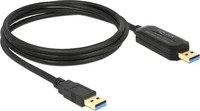 DeLock 83647, Delock Linkkabel USB 3.0 x 1 Schwarz (83647)
