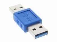 InLine USB-Adapter USB Typ A M bis A M 3.0 Blau (35300T)