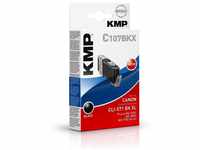KMP C107BKX 11 ml Hohe Ergiebigkeit Schwarz Box Tintenpatrone Alternative zu: Canon
