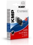 KMP C107BKX 11 ml Hohe Ergiebigkeit Schwarz Box Tintenpatrone Alternative zu: Canon