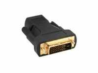 InLine HDMI-DVI Adapter HDMI Buchse auf DVI Stecker vergoldete Kontakte (17660P)