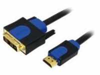 LogiLink Videokabel HDMI / DVI M bis DVI-D M 3 m (CHB3103)