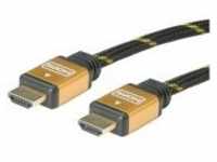 ROLINE Gold HDMI High Speed Cable with Ethernet mit Ethernetkabel M bis M 5 m