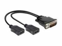 Delock Videoanschluß HDMI W bis DMS-59 M 25 cm (65280)