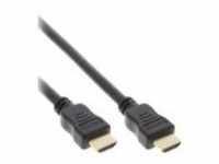 InLine HDMI mit Ethernetkabel M bis M 1.5 m Dreifachisolierung Schwarz 4K
