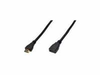 DIGITUS HDMI High Speed Video-/Audio-/Netzwerkverlängerungskabel (AK-330201-050-S)