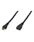 DIGITUS HDMI High Speed Video-/Audio-/Netzwerkverl&auml;ngerungskabel (AK-330201-050-S)