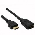 InLine High Speed HDMI-Verl&auml;ngerungskabel HDMI M bis W 7.5 m Schwarz (17637G)