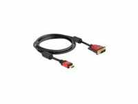 Delock Videokabel Single Link HDMI / DVI 19-polig M DVI-D M 1.8 m (84342)