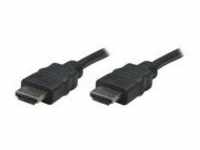 Manhattan HDMI-Kabel HDMI M bis M 1.8 m abgeschirmt Schwarz (306119)
