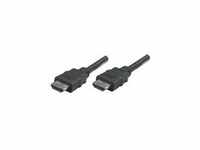 Manhattan HDMI with Ethernet cable Type A M bis A M 3 m abgeschirmt Schwarz (323222)