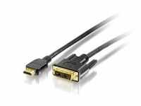 equip 2m HDMI DVI-D Schwarz Videokabel-Adapter Single Link to Adapter Cable 2.0m