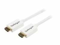 StarTech.com 7m White CL3 In-wall High Speed HDMI Cable to M/M HDMI-Kabel M bis M 7 m