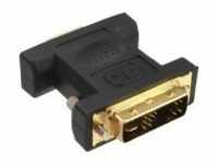 InLine VGA-Adapter HD-15 W bis DVI-A S Distanzschrauben Daumenschrauben (17780P)
