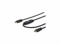 DIGITUS HDMI-Kabel mit Signalverstärker High Speed with Ethernet
