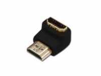 Assmann HDMI-Adapter HDMI W bis M abgeschirmt Schwarz 90° Stecker (AK-330502-000-S)