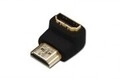 Assmann HDMI-Adapter HDMI W bis M abgeschirmt Schwarz 90&deg; Stecker (AK-330502-000-S)