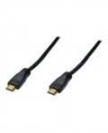 DIGITUS Video- / Audiokabel HDMI 28 AWG 19-polig M M 20 m Doppelisolierung Schwarz