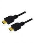 LogiLink High Speed with Ethernet Video-/Audio-/Netzwerkkabel HDMI 19-polig M M 3 m