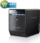 FANTEC 1971, FANTEC Geh. QB-35U31 4x3.5" HDD Geh&auml;use USB 3.1 L&uuml;fter 3.0 Serial ATA