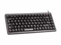 Cherry Compact-Keyboard G84-4100 Tastatur PS/2 USB Deutsch Schwarz (G84-4100LCADE-2)