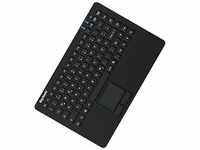 KeySonic KSK-5230 IN Industrie Tastatur mit Touchpad schwarz wasserdicht IP68 (28037)