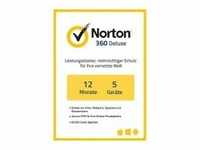 NortonLifeLock Norton 360 Deluxe 5 Geräte 1 Jahr Download Win/Mac/Android/iOS,