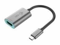 I-Tec USB C auf HDMI Metal Adapter 1x 4K 60Hz Ultra HD kompatibel mit Thunderbolt