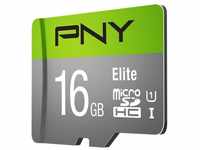 PNY Micro SD Card Elite 16 GB HC Class 10 UHS I U1 adapter (P-SDU16GU185GW-GE)