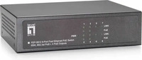 LevelOne FEP-0812, LevelOne Switch nicht verwaltet 4 x 10/100 (PoE) (FEP-0812)