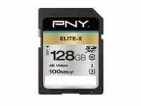 PNY Elite-X Flash-Speicherkarte 128 GB UHS-I U3 / Class10 SDXC (P-SD128U3100EX-GE)