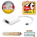 DIGITUS Externer Videoadapter USB-C VGA schwarz (DA-70473)