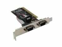 InLine Serieller Adapter PCI RS-232 x 2 Modem 115.2 Kbps ISDN 2x ser. (66636I)