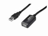 DIGITUS USB 2.0 Repeater-Kabel 25 m bis W m aktiv (DA-73103)