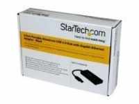 StarTech.com 3 Port USB Hub mit Gigabit Ethernet Adapter aus Aluminum 3 x SuperSpeed