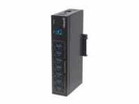 Manhattan 7-Port USB3.0 Hub Industrieanwendungen USB 3.0 (164405)