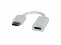 ROLINE DisplayPort-HDMI Adapter DP Stecker-HDMI Buchse Digital/Display/Video