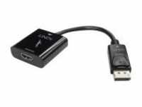 Lindy Video- / Audio-Adapter DisplayPort / HDMI M bis W Schwarz (41068)