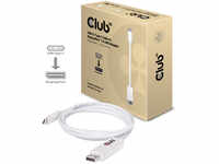 Club 3D DisplayPort-Kabel USB-C M bis DisplayPort M 1.2 m 4K Unterstützung