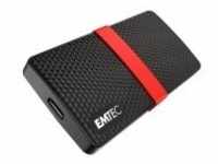 EMTEC SSD Power Plus X200 256 GB extern tragbar USB 3.1 Gen 1 USB-C Steckverbinder