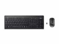 Fujitsu Wireless LX410 Tastatur-und-Maus-Set kabellos 2,4 GHz Deutsch für Celsius