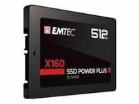 EMTEC X160 512 GB 2.5 " 520 MB/s SATA III 500/520 Black/Red/White (ECSSD512GNX160)