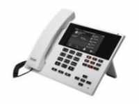 Auerswald COMfortel D-400 weiß SIP-Telefon mit Erweiterungsoption VoIP-Telefon Weiß
