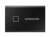 Samsung Externe SSD Portable T7 500 GB Touch Black USB 3.2 Gen 2 Solid-State-Drive