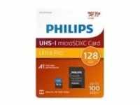 Philips MicroSDXC Card 128 GB Class 10 UHS-I U3 incl. Adapter Extended Capacity SD