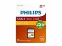 Philips SDXC Card 256 GB Class 10 UHS-I U3 V30 A1 Extended Capacity SD 256 GB