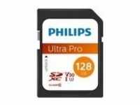 Philips SDXC Card 128 GB Class 10 UHS-I U3 V30 A1 Extended Capacity SD 128 GB