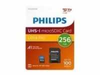 Philips MicroSDXC Card 256 GB Class 10 UHS-I U3 incl. Adapter Extended Capacity SD